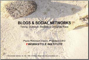 Blogs & Social Networks Slide